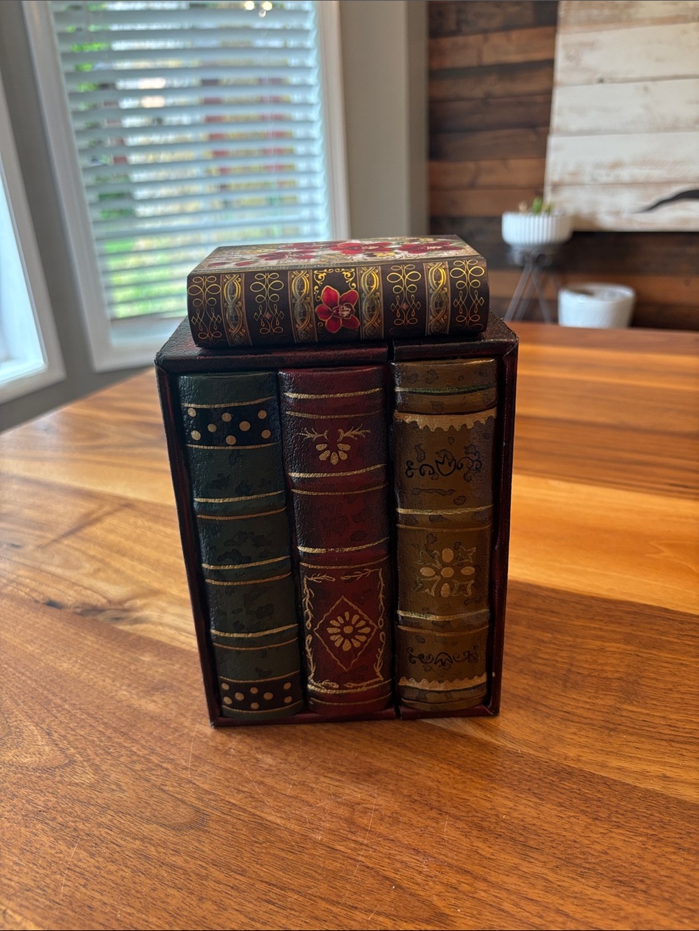 Set of Two Hidden Secret Book Storage Containers